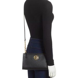 Tory Burch Carson Detachable Crossbody Clutch - Black